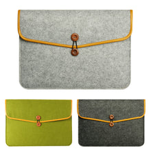 3 color11/13/15inch Wool Felt Inner Notebook Laptop Sleeve Bag Case Carrying Handle Bag For apple Macbook Air/Pro/Retina11 13 15