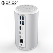 ORICO USB3.0 Universal Laptop Docking Station USB 3.0 HUB 4K HDMI Audio Converter with RJ45 for Laptop Support PD Charging