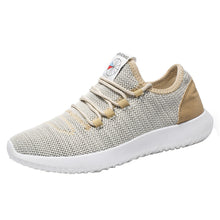 Men Mesh Round Breathable Flat Sneakers Running Shoes Casual Shoes